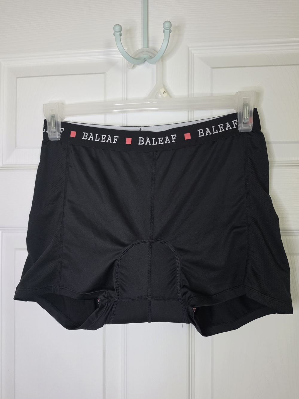 Baleaf Women's Black Padded Bike Shorts